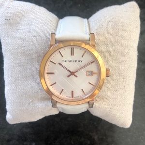 Burberry Women’s Leather Band Watch